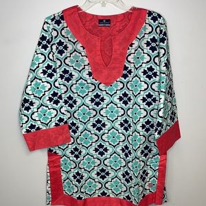 Simply Southern tunic blouse size L EUC
